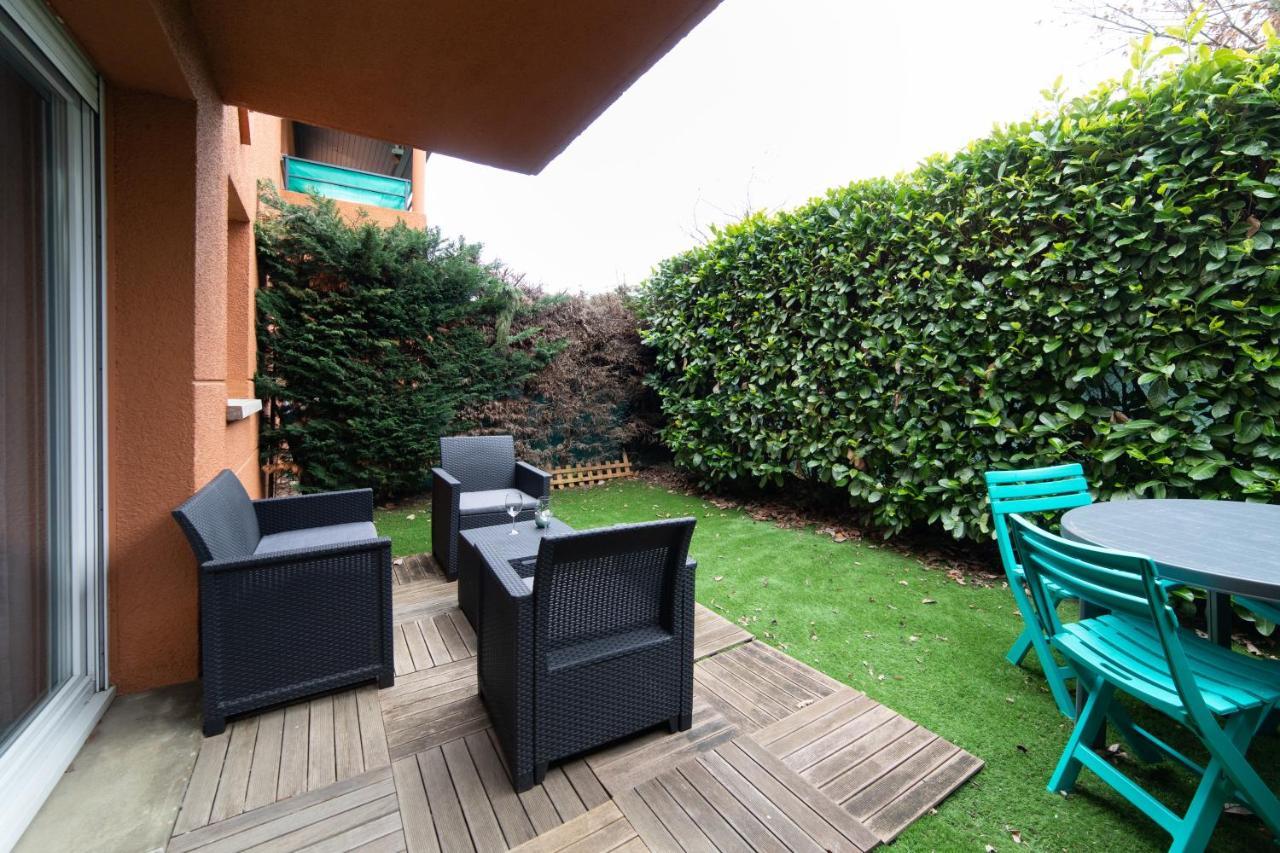 My Cozy Flat Blagnac - T2 - Free Parking - Terrasse - Jardin Apartment ภายนอก รูปภาพ