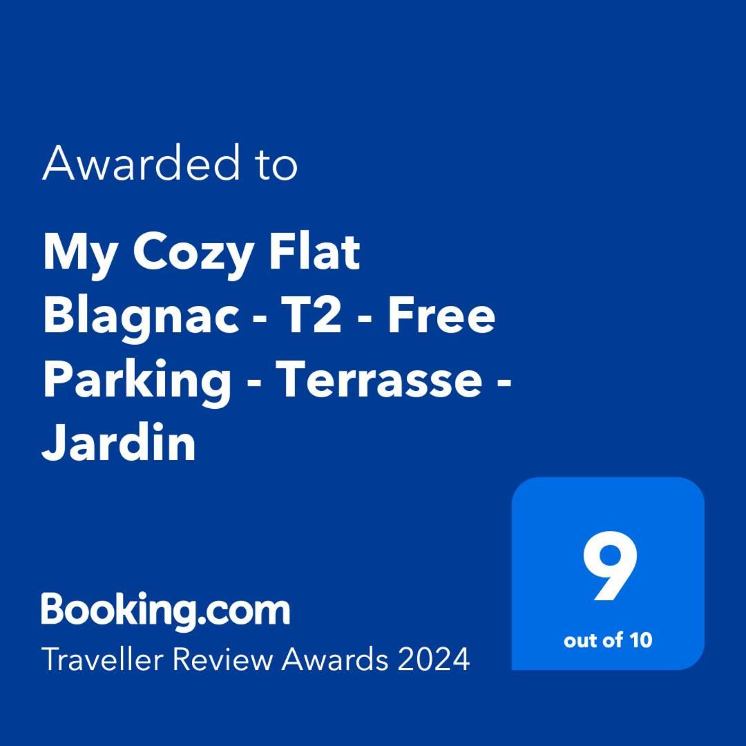 My Cozy Flat Blagnac - T2 - Free Parking - Terrasse - Jardin Apartment ภายนอก รูปภาพ